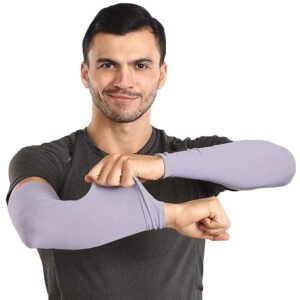 RRC arm sleeves with 92% Nylon and 8% Spandex, Its seamless arm sleeves