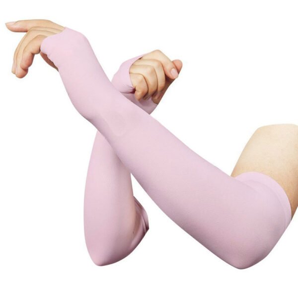 light-pink-color-thumb-arm-sleeves-for-men