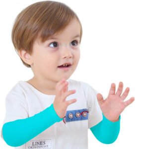 seamless sky blue arm sleeves kids (1)